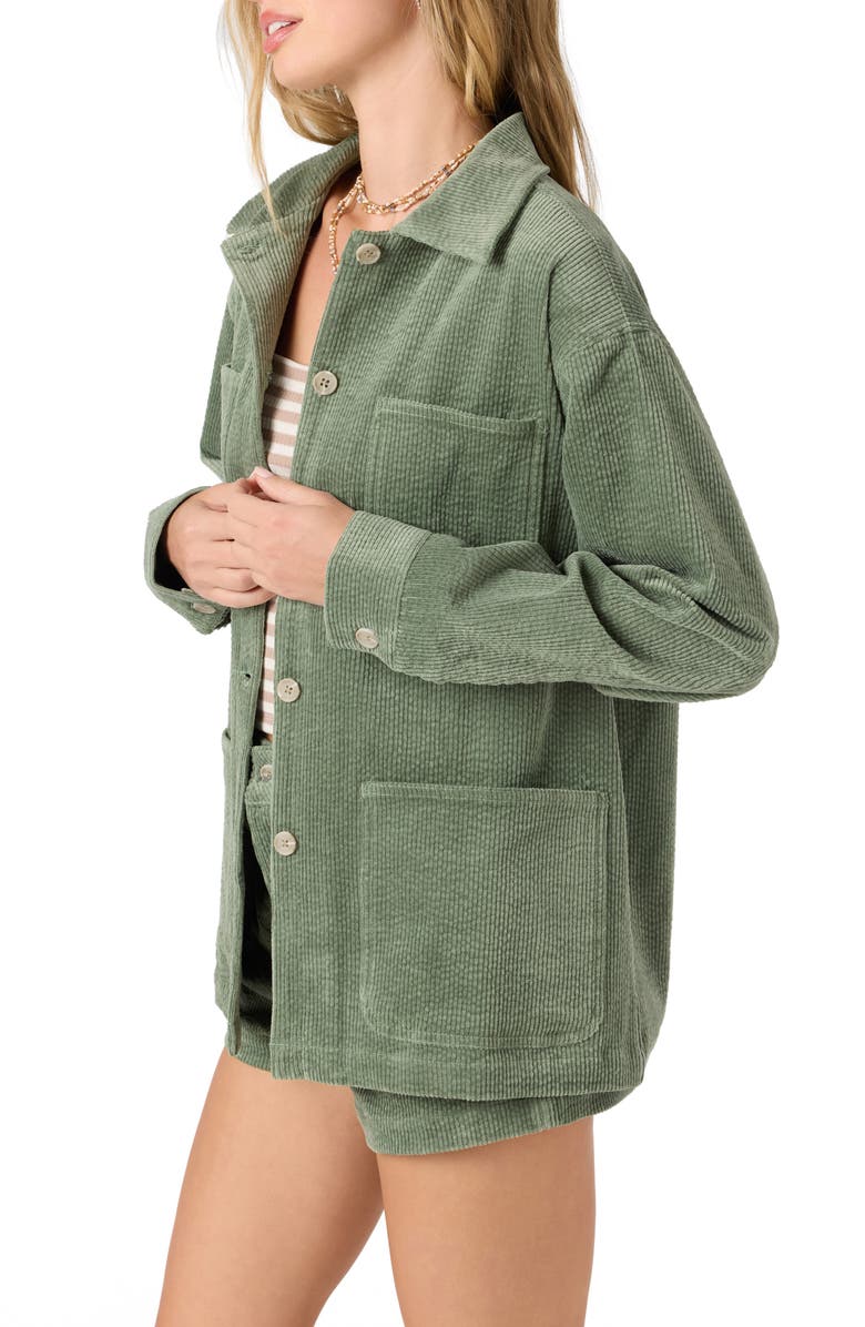 O'Neill Langford Cotton Blend Corduroy Shacket, Alternate, color,