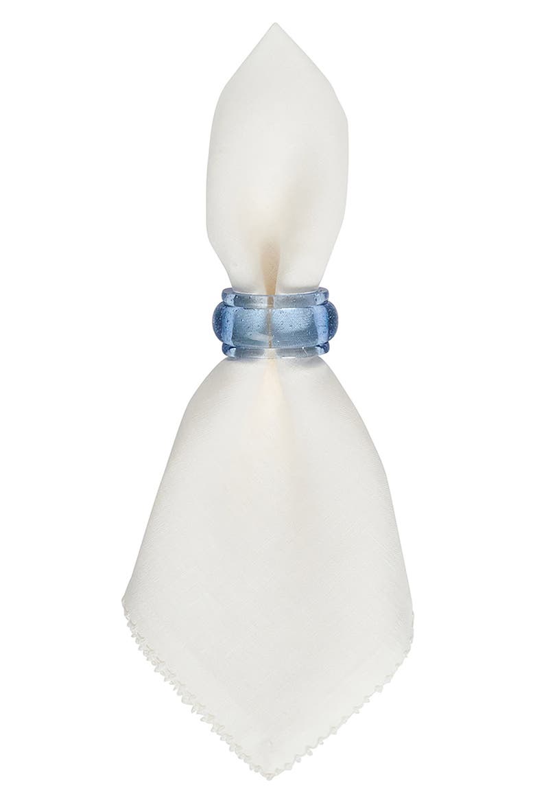 Provence Set of 4 Napkin Rings, Alternate, color, CHAMBRAY