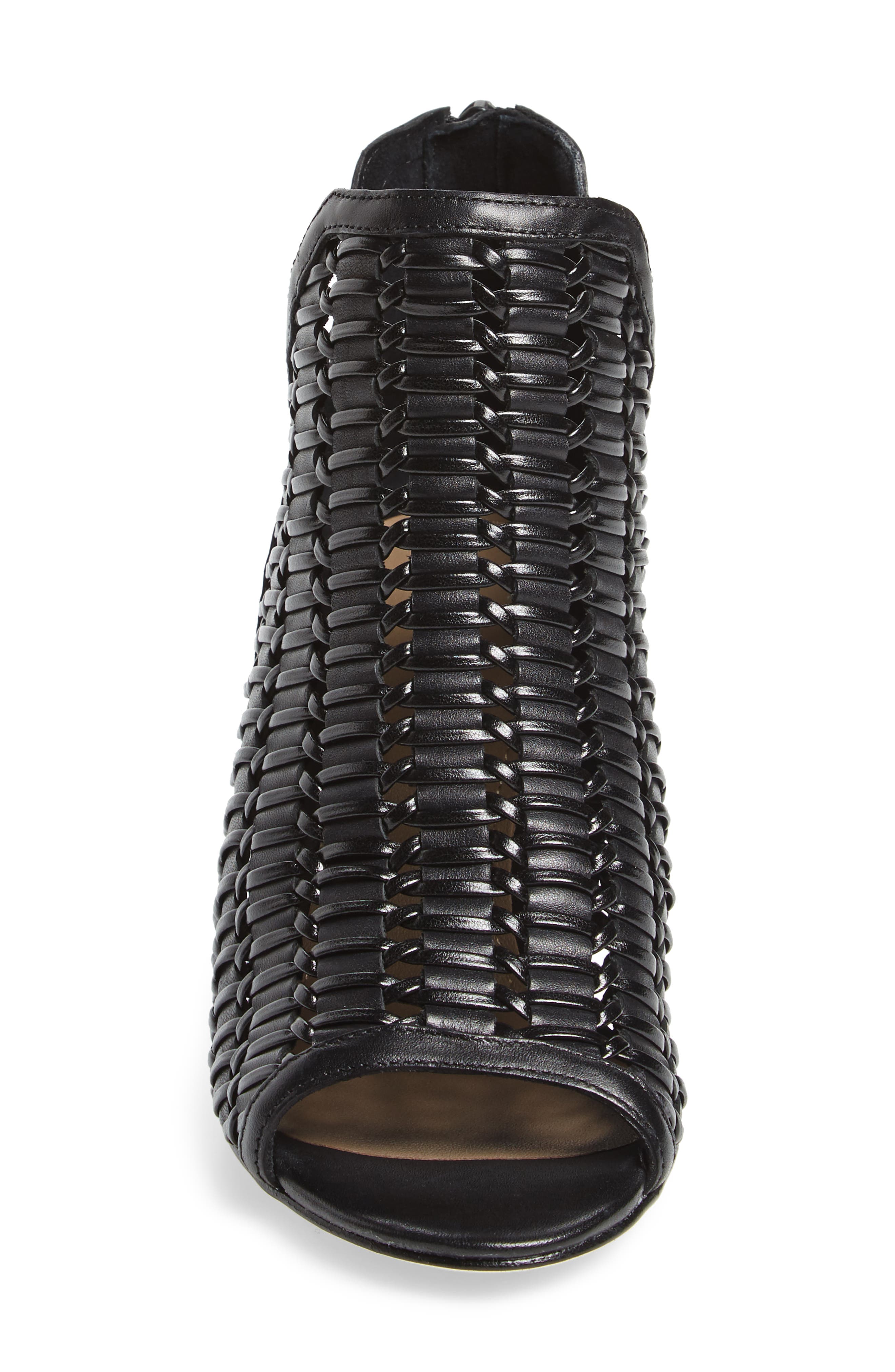 Donald Pliner Jacqi Woven Open Toe Bootie, Alternate, color, 