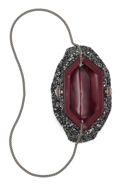 Marc Jacobs The Glam Small Clutch In Silver