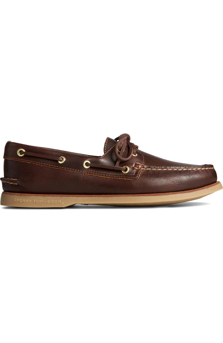 Sperry Gold Cup Authentic Original 2-Eye Boat Shoe, Alternate, color, Brown