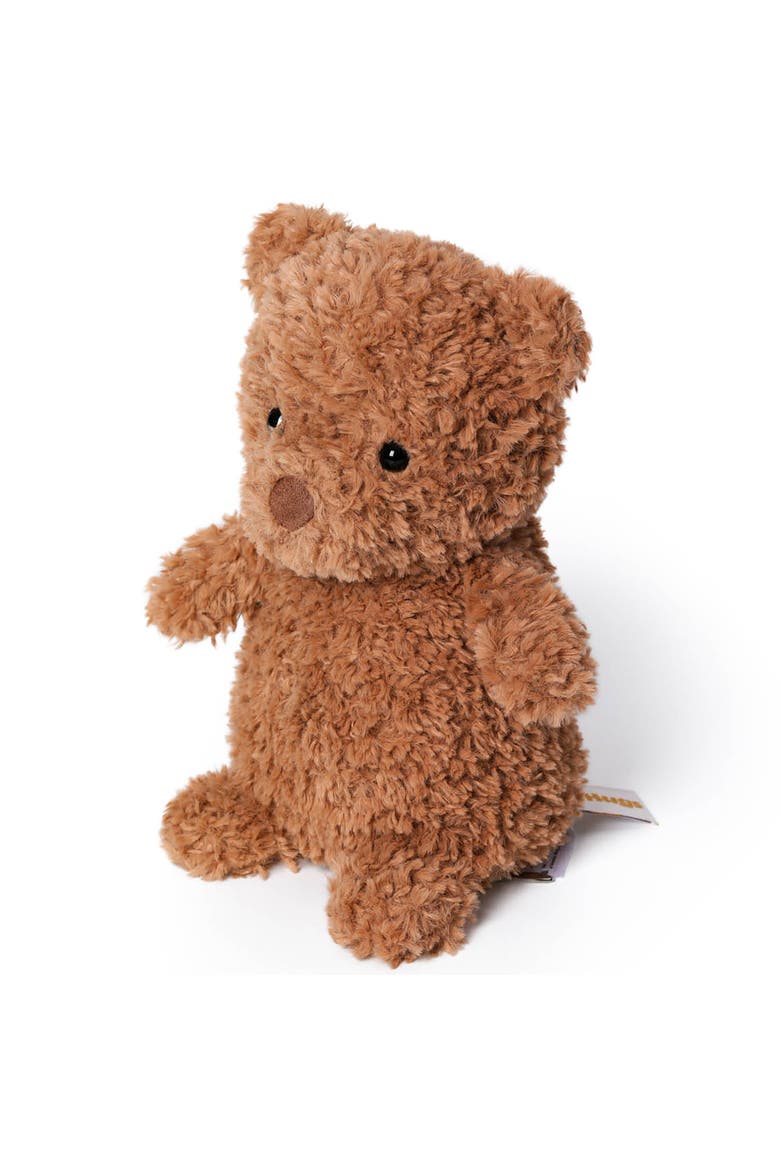 7 Inch Swiss Roll Bear Weighted Stuffed Animal, Alternate, color, Brown