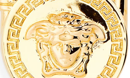 Versace First Line Versace Medusa Safety Pin Brooch In Gold