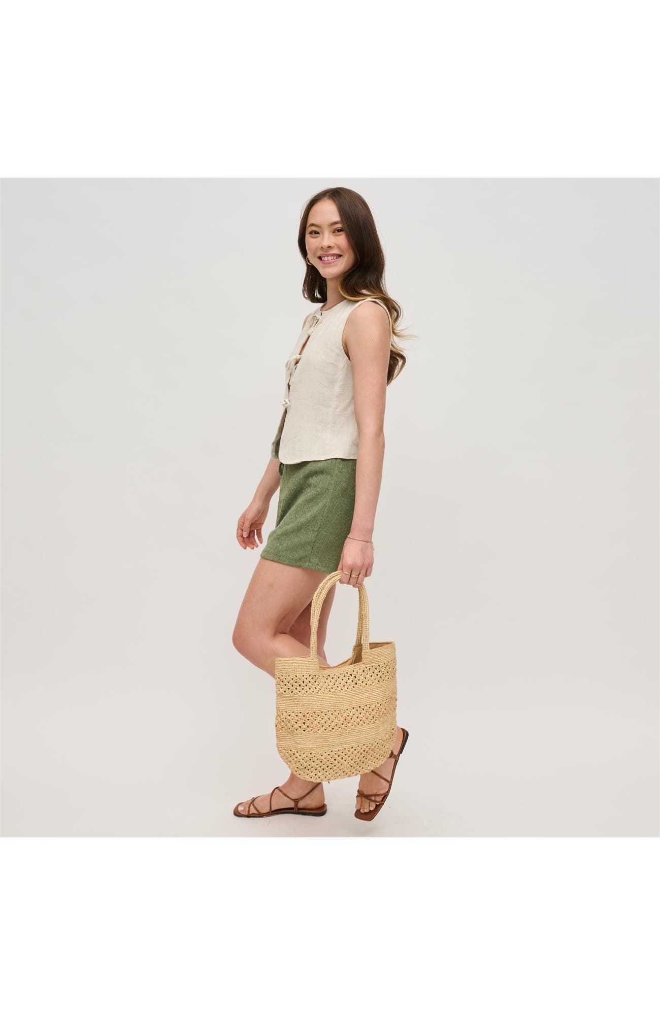 Brynn Tote, Alternate, color, Natural
