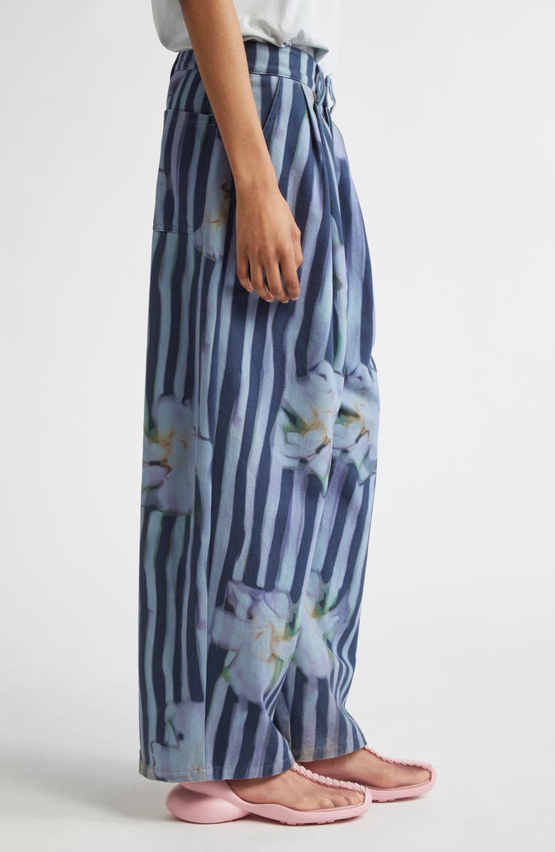 Collina Strada Catchfly Pleated Wide Leg Jeans, Alternate, color,