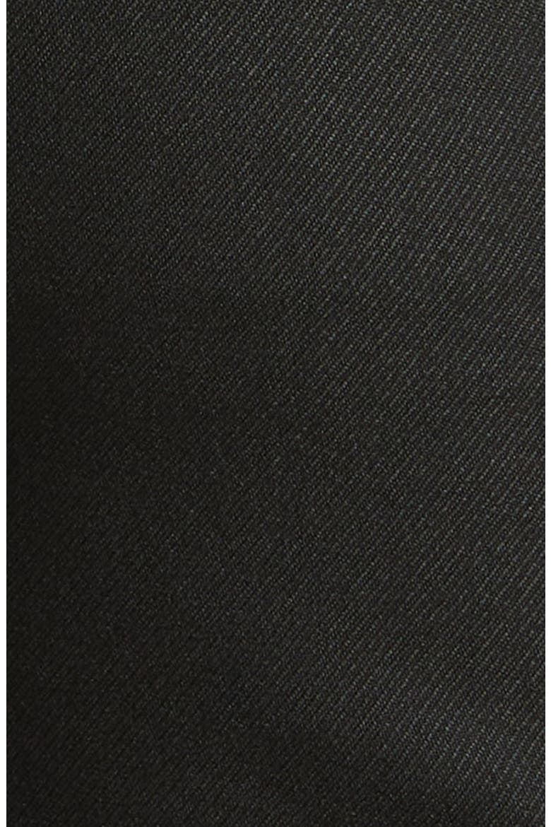 Women's Slim Leg Over-Belly Maternity Dress Pants in Black Italian Stretch Suiting Fabric, Alternate, color, BLACK