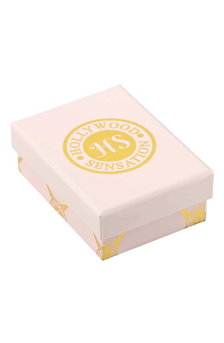 Hollywood Sensation Gold Love Knot Necklace, Alternate, color, Silver