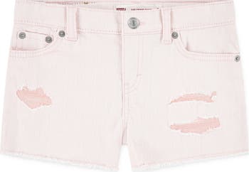 Kids' Colored Distressed Denim Shorts