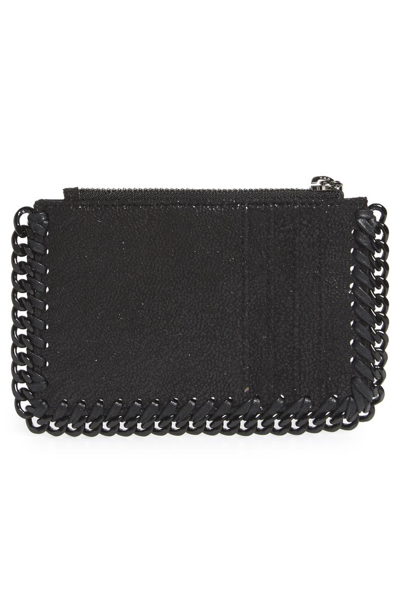 Stella McCartney Falabella Shaggy Deer Card Case, Alternate, color, 