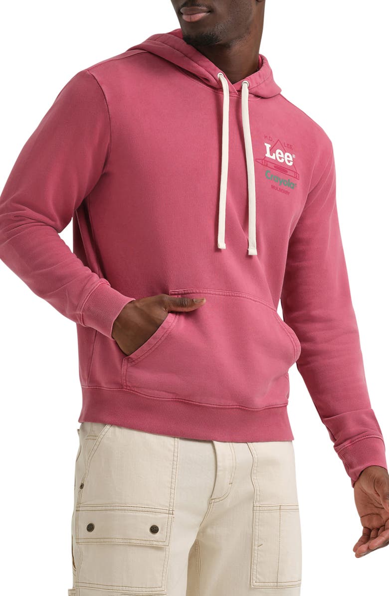 Lee x Crayola<sup>®</sup> Limited Edition Colors Hoodie, Main, color, Mulberry