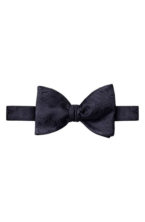 Paisley Jacquard Silk Bow Tie