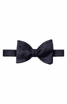 Eton Paisley Jacquard Silk Bow Tie