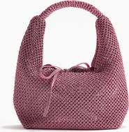 H&M Glittery Hole-knit Handbag