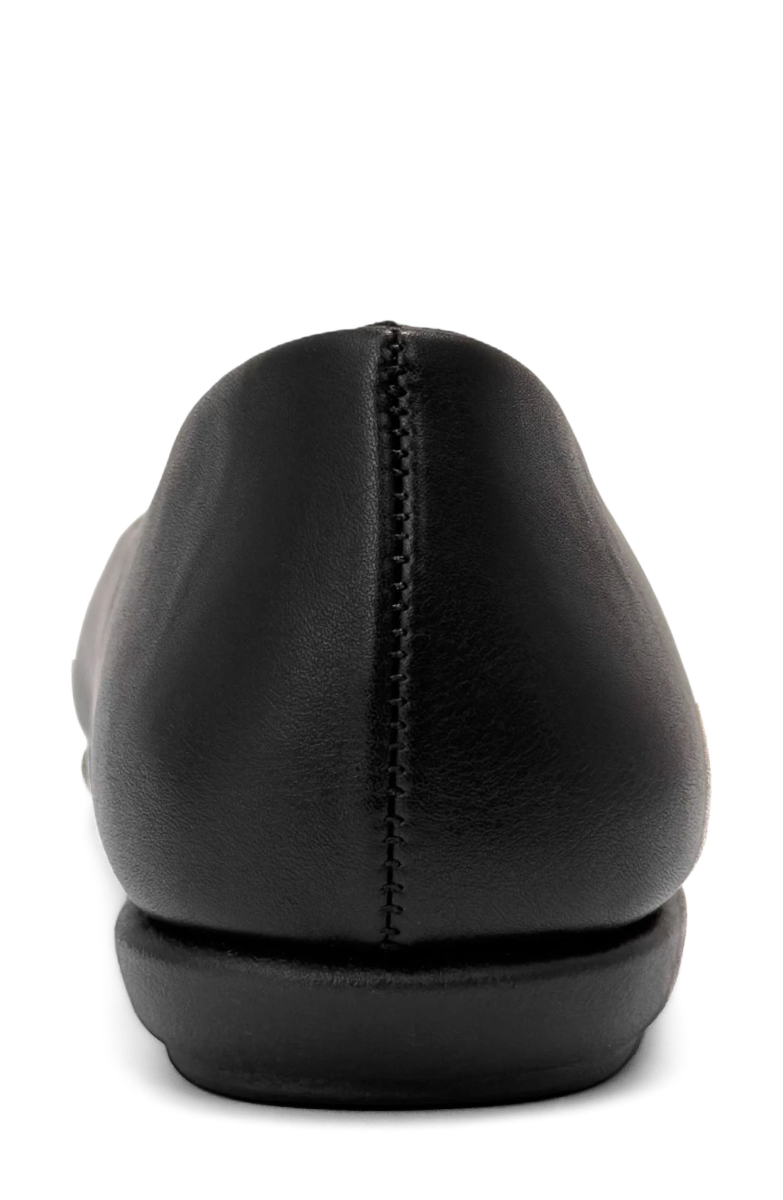 Aerosoles Bell Ballet Flat - Wide Width Available, Alternate, color, Black/ Gold