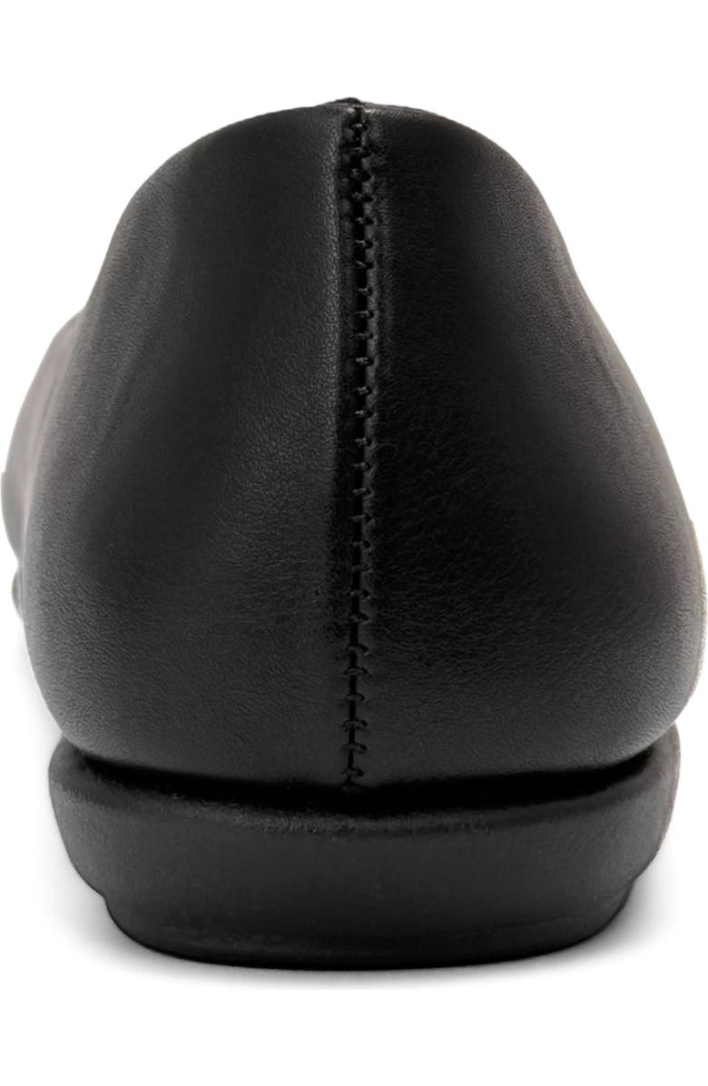Aerosoles Bell Ballet Flat - Wide Width Available, Alternate, color, Black/ Gold