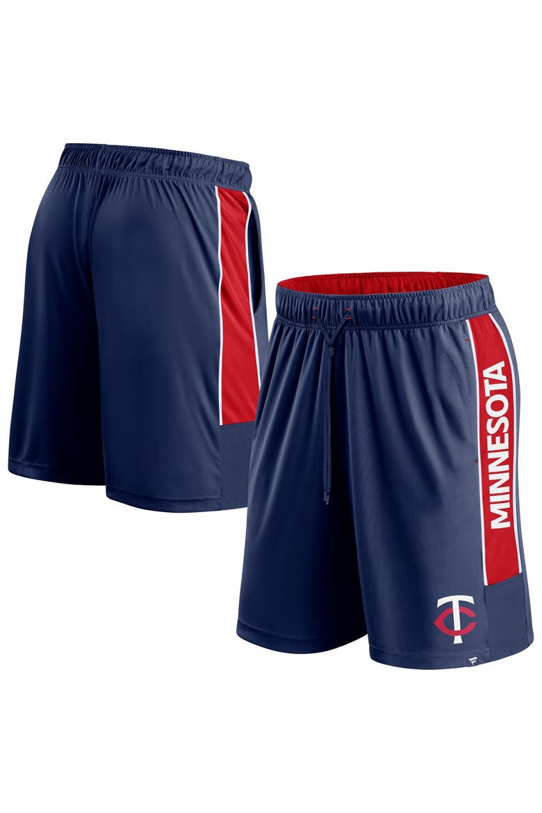 Men's Fanatics Navy Minnesota Twins Win The Match Defender Shorts, Alternate, color, Navy