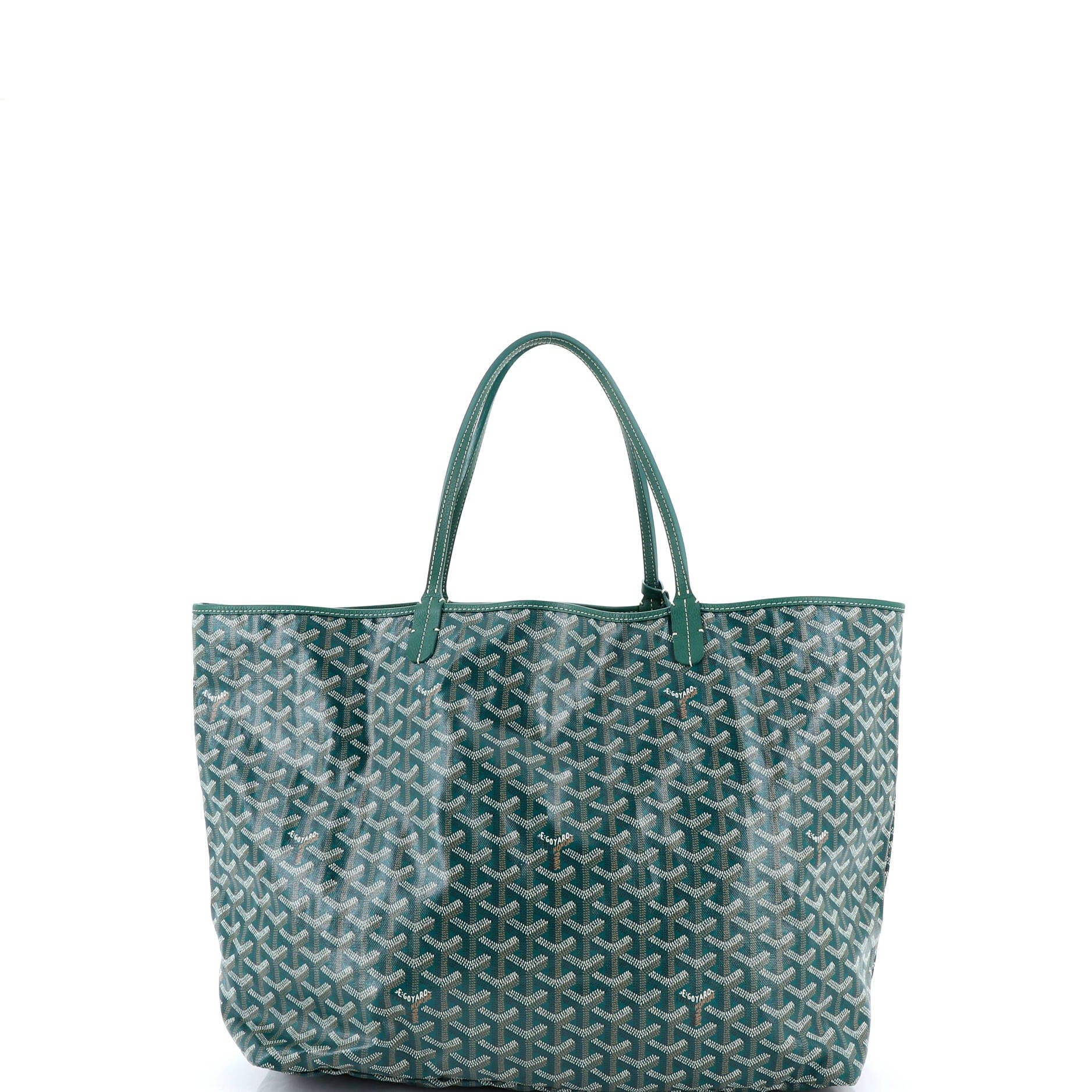 Pre-Owned Goyard Saint Louis Tote Coated Canvas GM, Alternate, color, Green