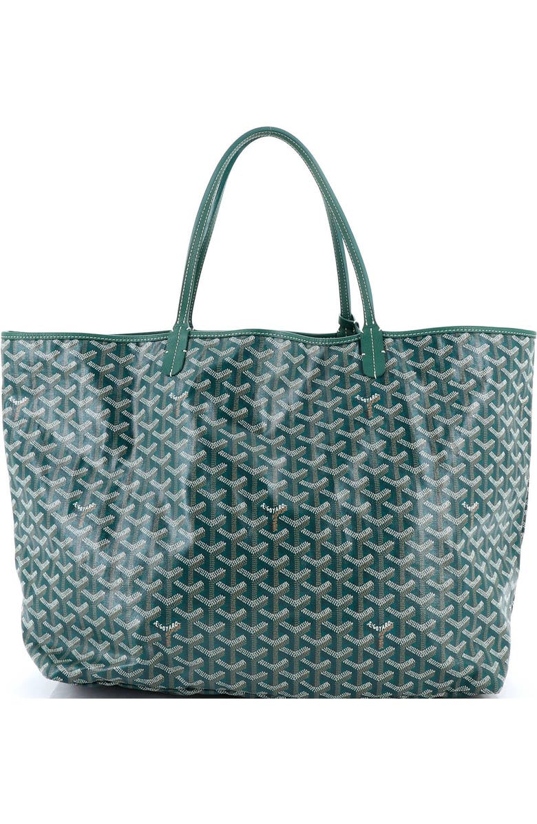 Pre-Owned Goyard Saint Louis Tote Coated Canvas GM, Alternate, color, Green