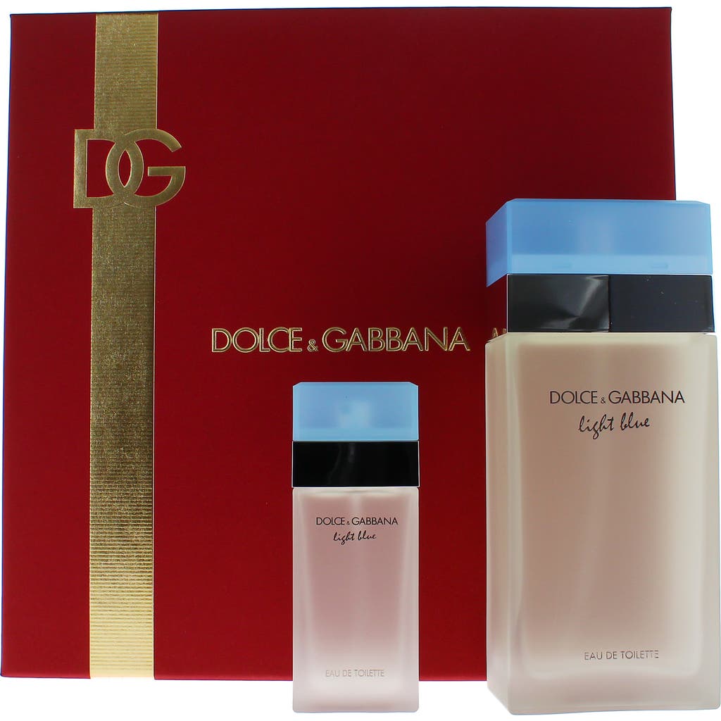 Dolce & Gabbana Dolce&gabbana Light Blue Eau De Toilette Set $225 Value In Transparent