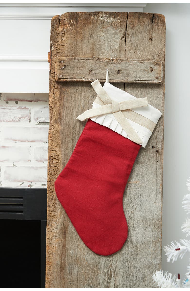 C&F Home Linen Stocking, Alternate, color, Red