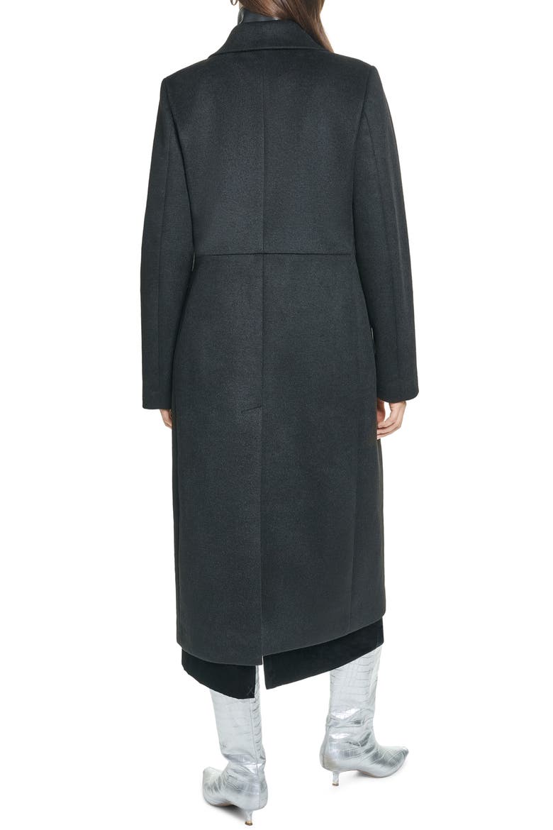 Wool Blend Coat with Removable Insert, Alternate, color, BLACK