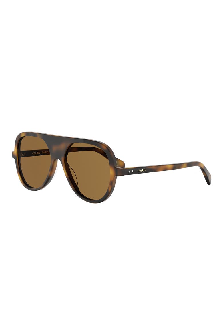DFIL 55mm Pilot Sunglasses, Alternate, color, BLONDE HAVANA / ROVIEX