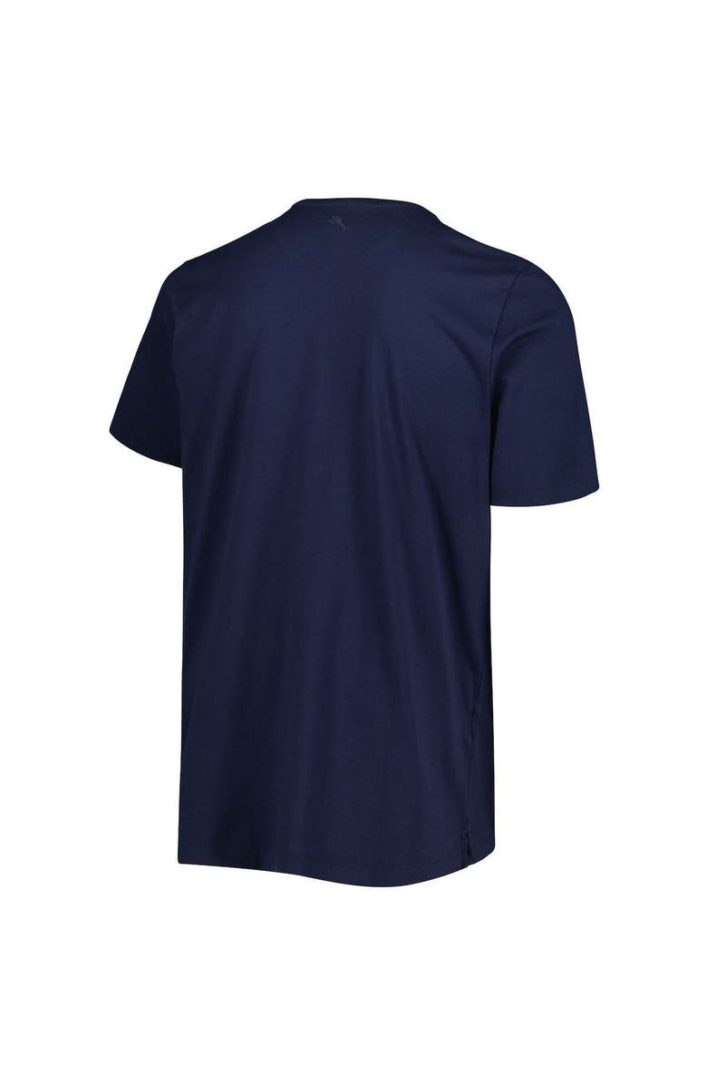 Tommy Bahama Men's Tommy Bahama College Navy Seattle Seahawks Bali Skyline T-Shirt, Alternate, color, 