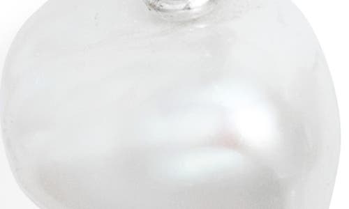 Child Of Wild Josefine Freshwater Pearl Hoop Earrings In Silver