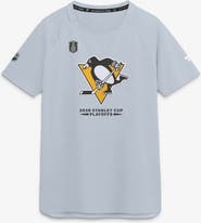FANATICS Men's Fanatics Gray Pittsburgh Penguins 2026 Stanley Cup Playoffs Authentic Pro Rink Performance T-Shirt