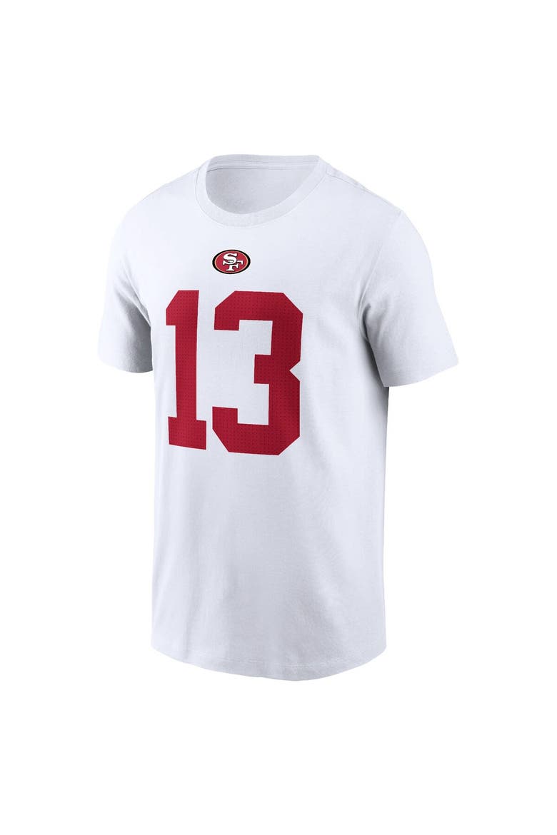 Men's Nike Brock Purdy White San Francisco 49ers Player Name & Number T-Shirt, Alternate, color, White
