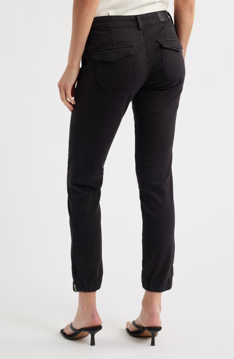 Mavi Jeans Ivy Twill Joggers, Alternate, color, Black Flex