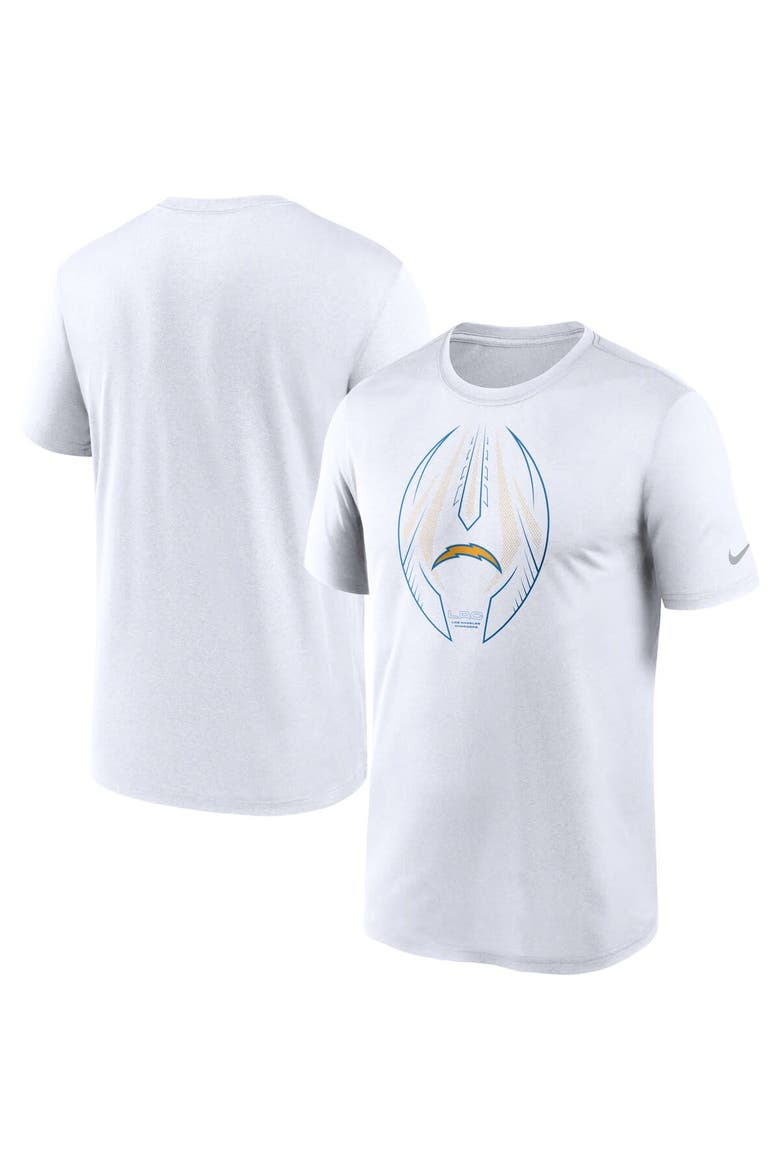 Men's Nike White Los Angeles Chargers Team Legend Icon Performance T-Shirt, Main, color, White
