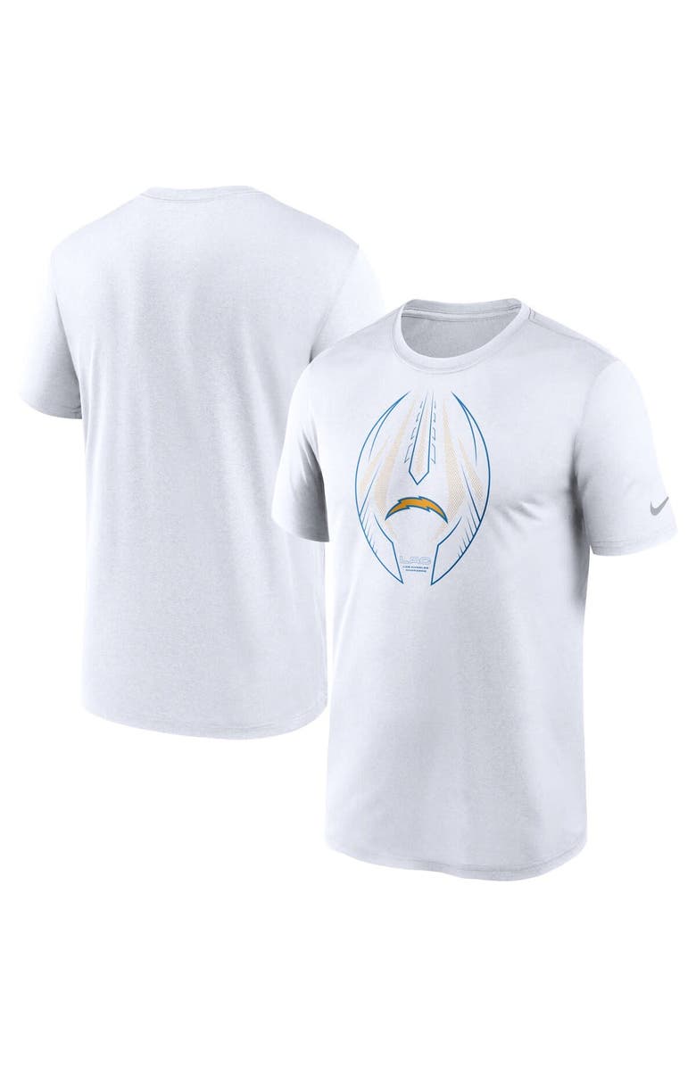 Nike Men's Nike White Los Angeles Chargers Team Legend Icon Performance T-Shirt, Main, color, 