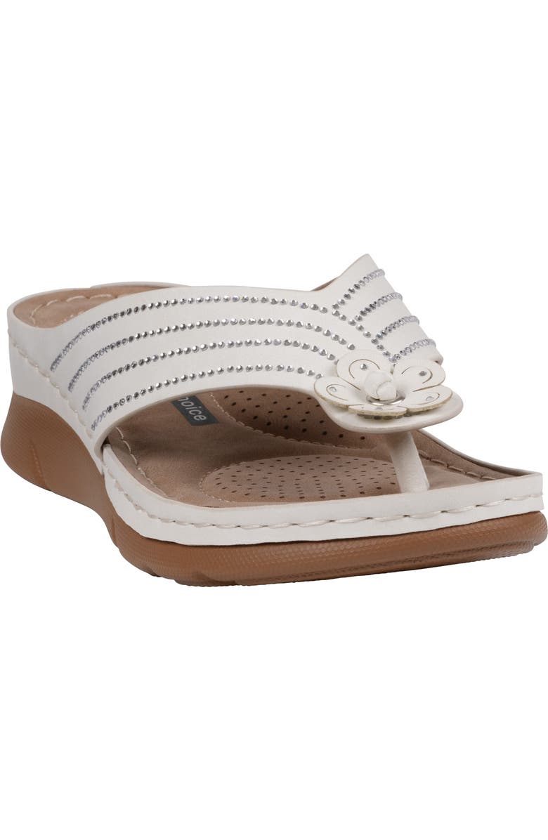 GC SHOES Amari Comfort Sandal, Main, color, White