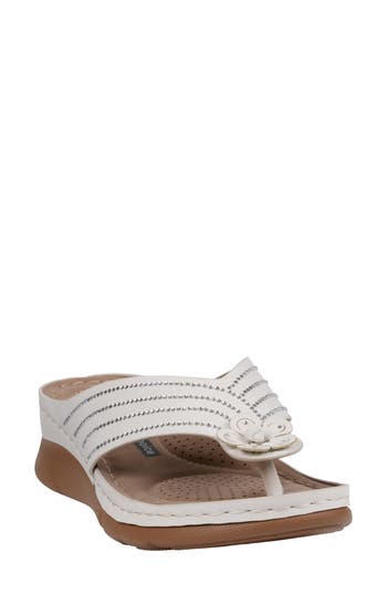 Gc Shoes Amari Comfort Sandal In White