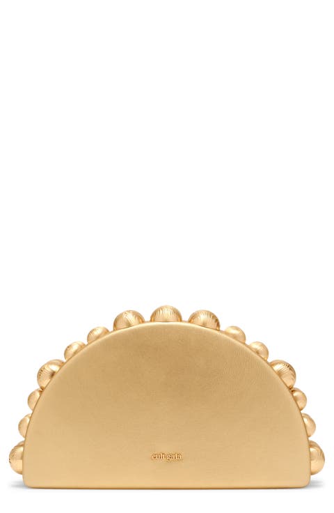 Gili Leather Clutch