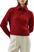 Lilysilk Relaxed Fit Wool-Cashmere  Blend Sweater for Women