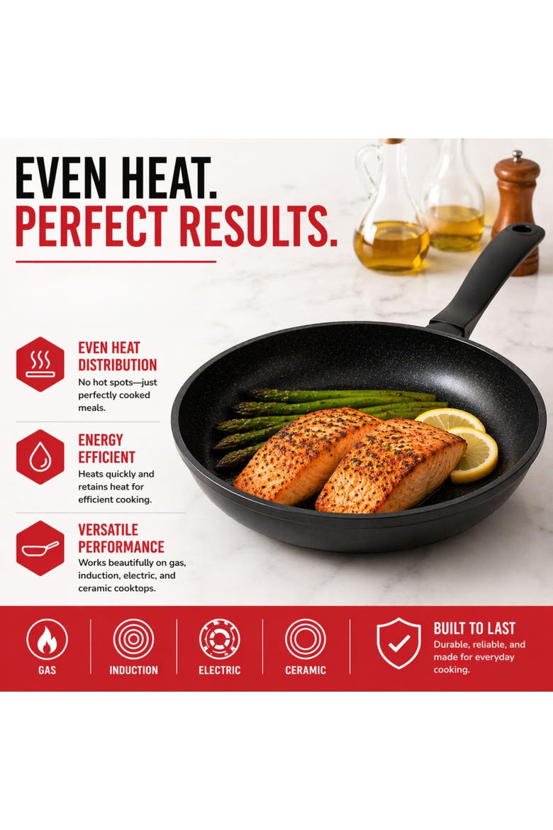 Energy Nonstick Ceramic Frying Pan, Alternate, color, 8-inch