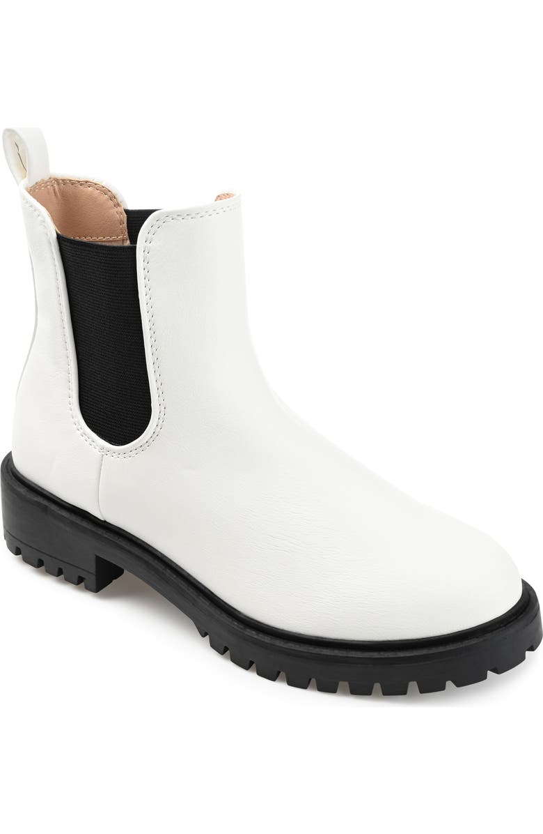 Journee Collection Kenova Bootie, Main, color, White