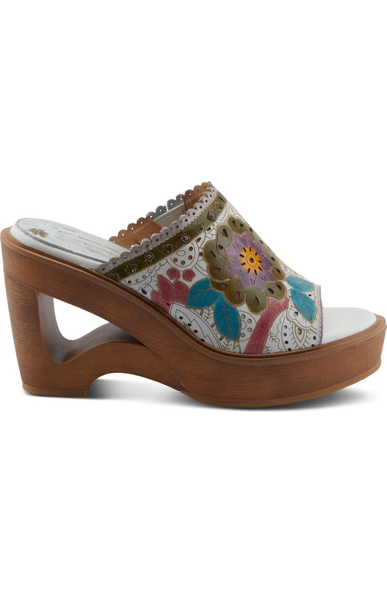L'Artiste by Spring Step Calle Platform Wedge Sandal, Alternate, color,