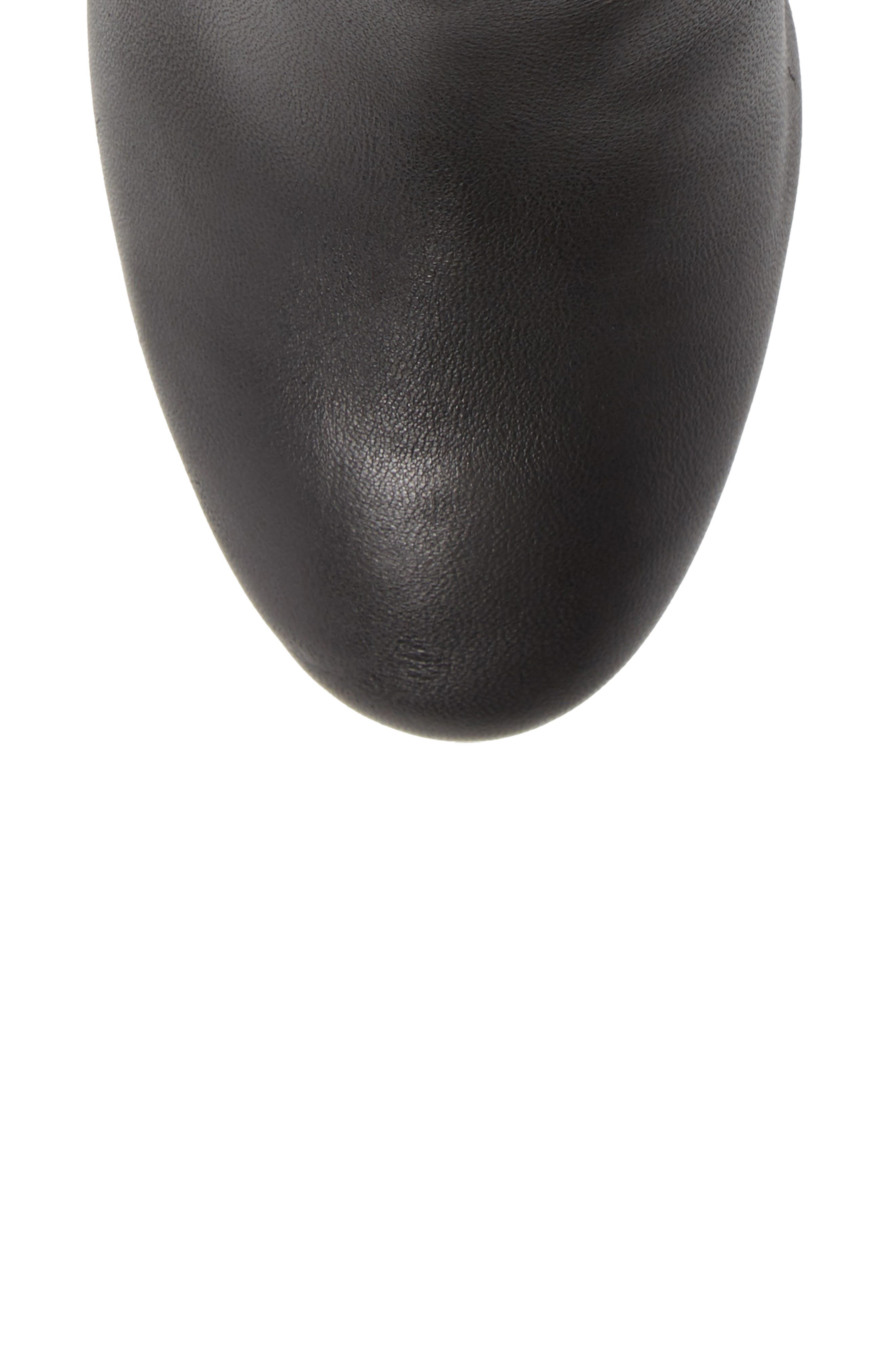 Elise Leather Bootie, Alternate, color, BLACK