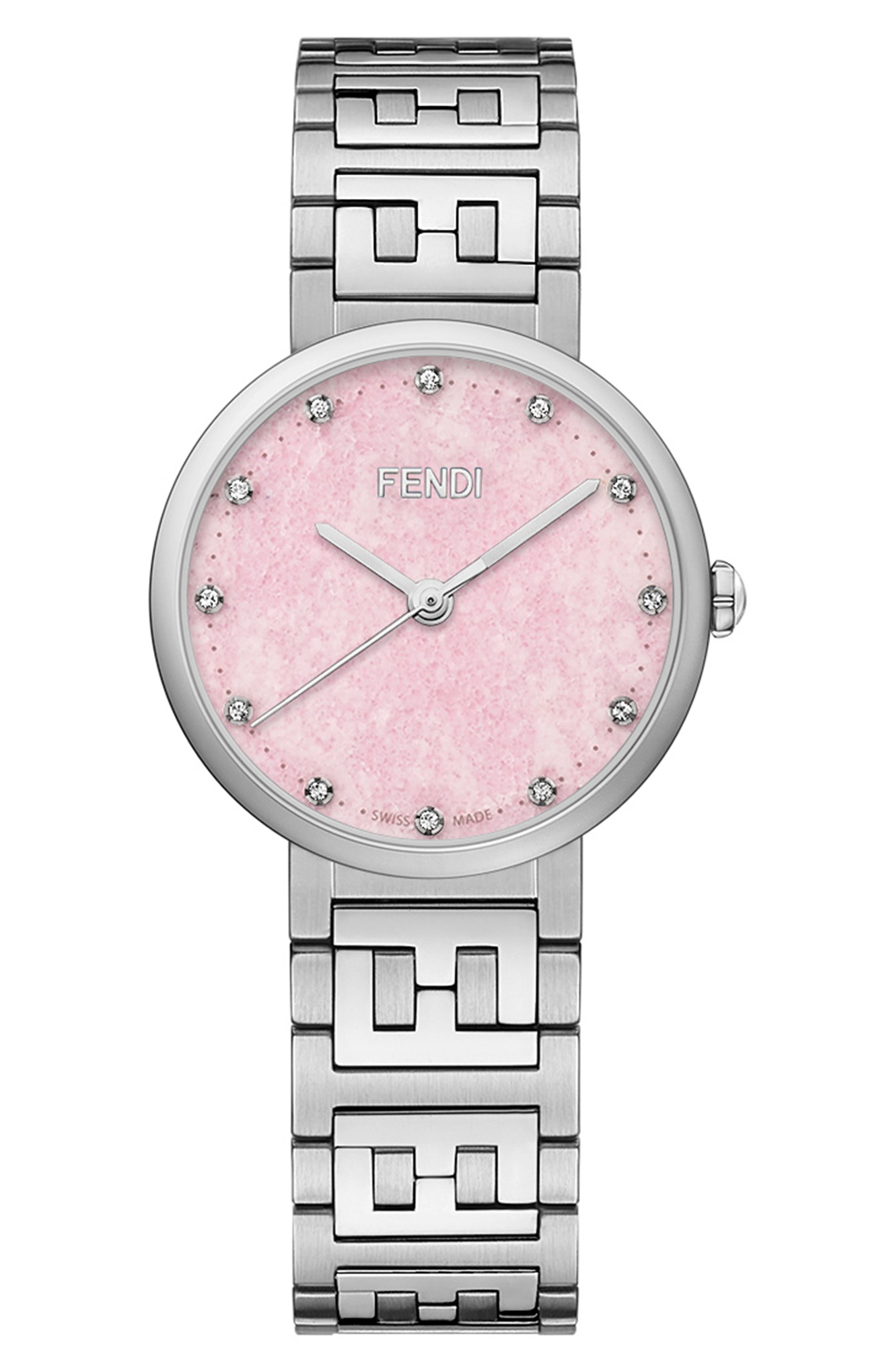 Fendi Forever Fendi Diamond Bracelet Watch, 29mm