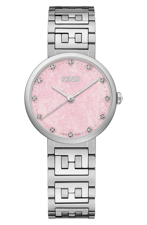 Forever Fendi Diamond Bracelet Watch, 29mm
