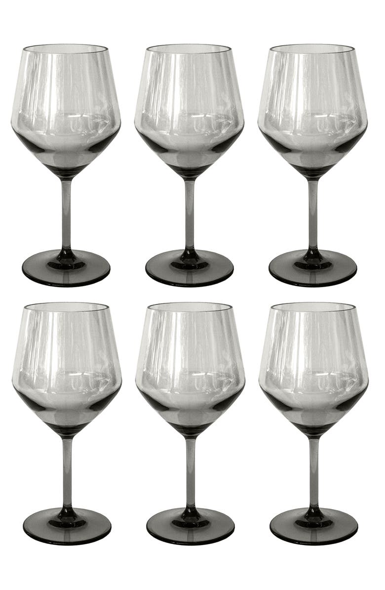 TarHong Angle Set of 6 Goblets, Main, color, Gray