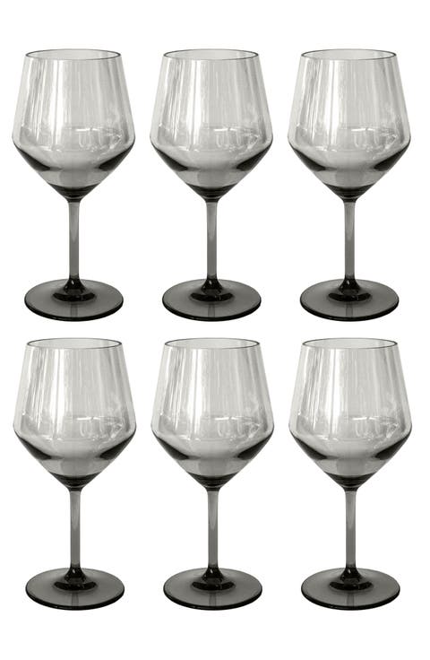 Angle Set of 6 Goblets