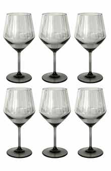 Angle Set of 6 Goblets