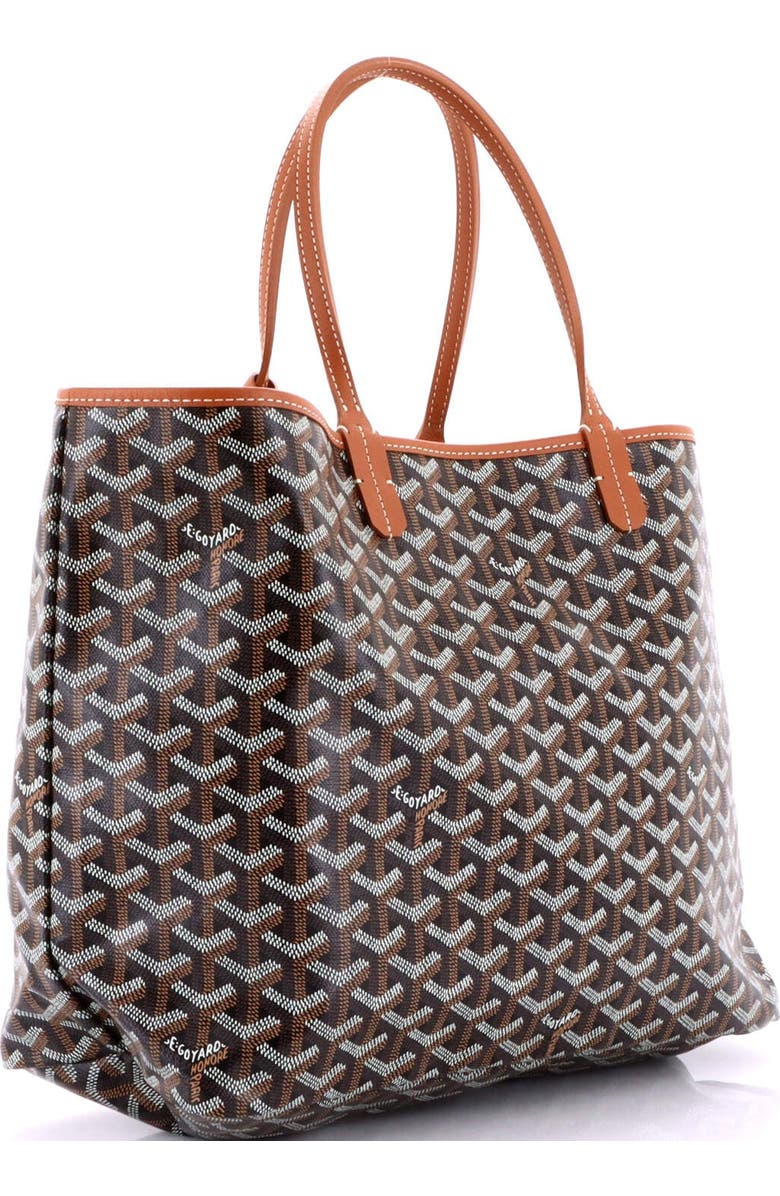 Pre-Owned Goyard Saint Louis Tote Coated Canvas XXL, Alternate, color, Brown