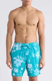 Nike Floral Swim Trunks