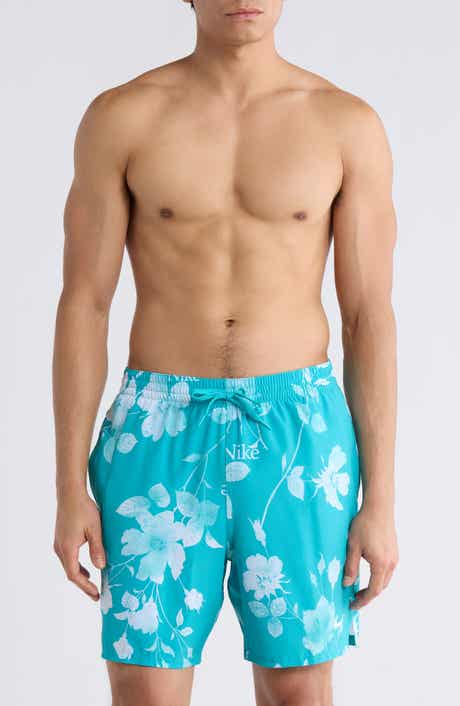 Nike Floral Swim Trunks