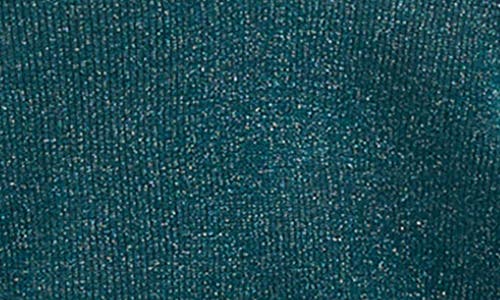 Mango Metallic Sweater In Green